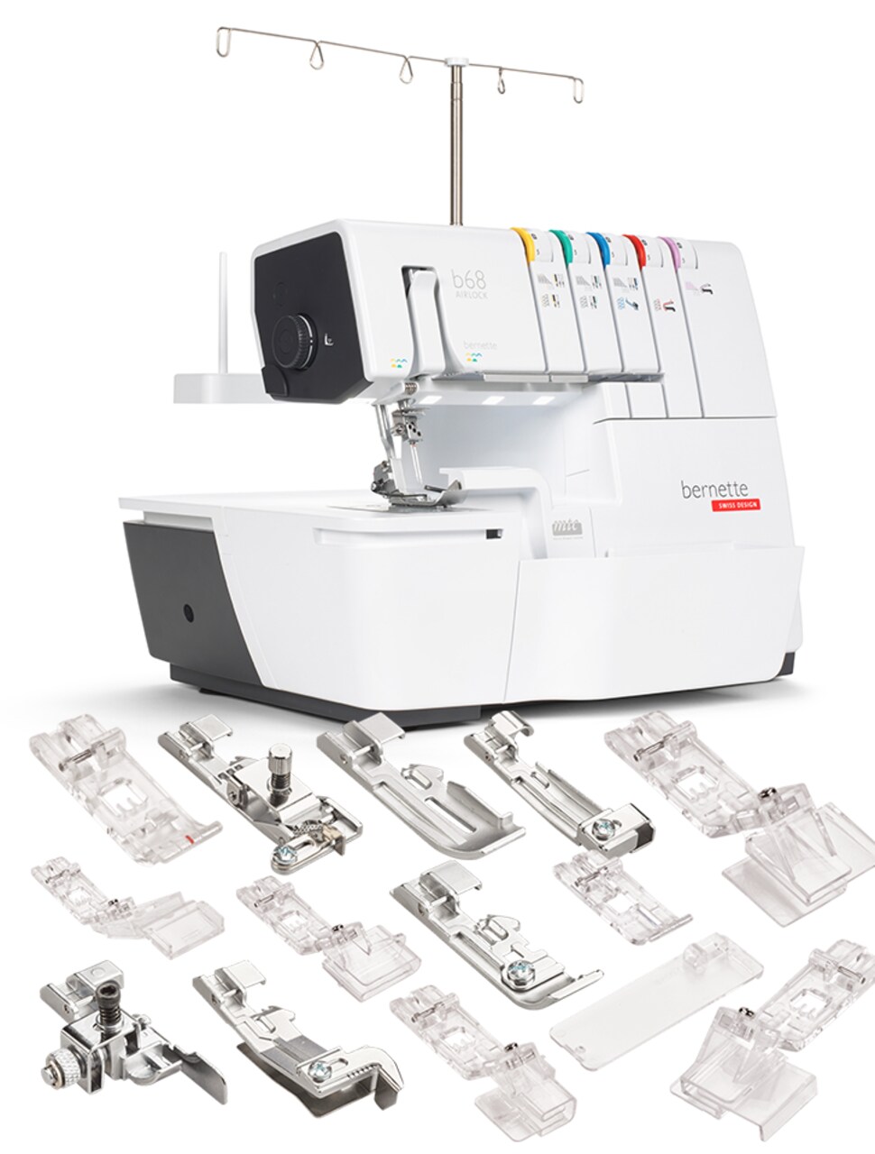 Bernette b68 Airlock Serger Machine With Ultimate Presser Foot Combo